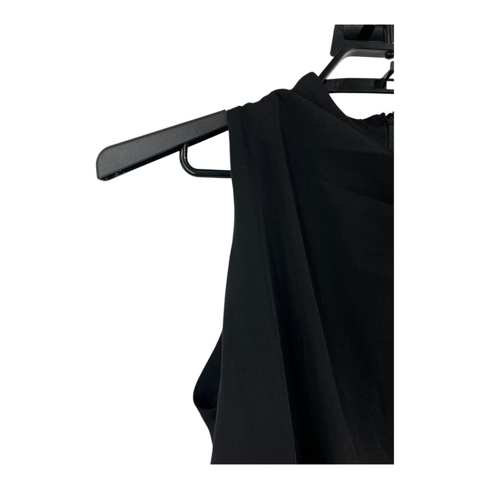 Parker Dress The Sofia fringe hem black size 14 DEFECT - Picture 3 of 8
